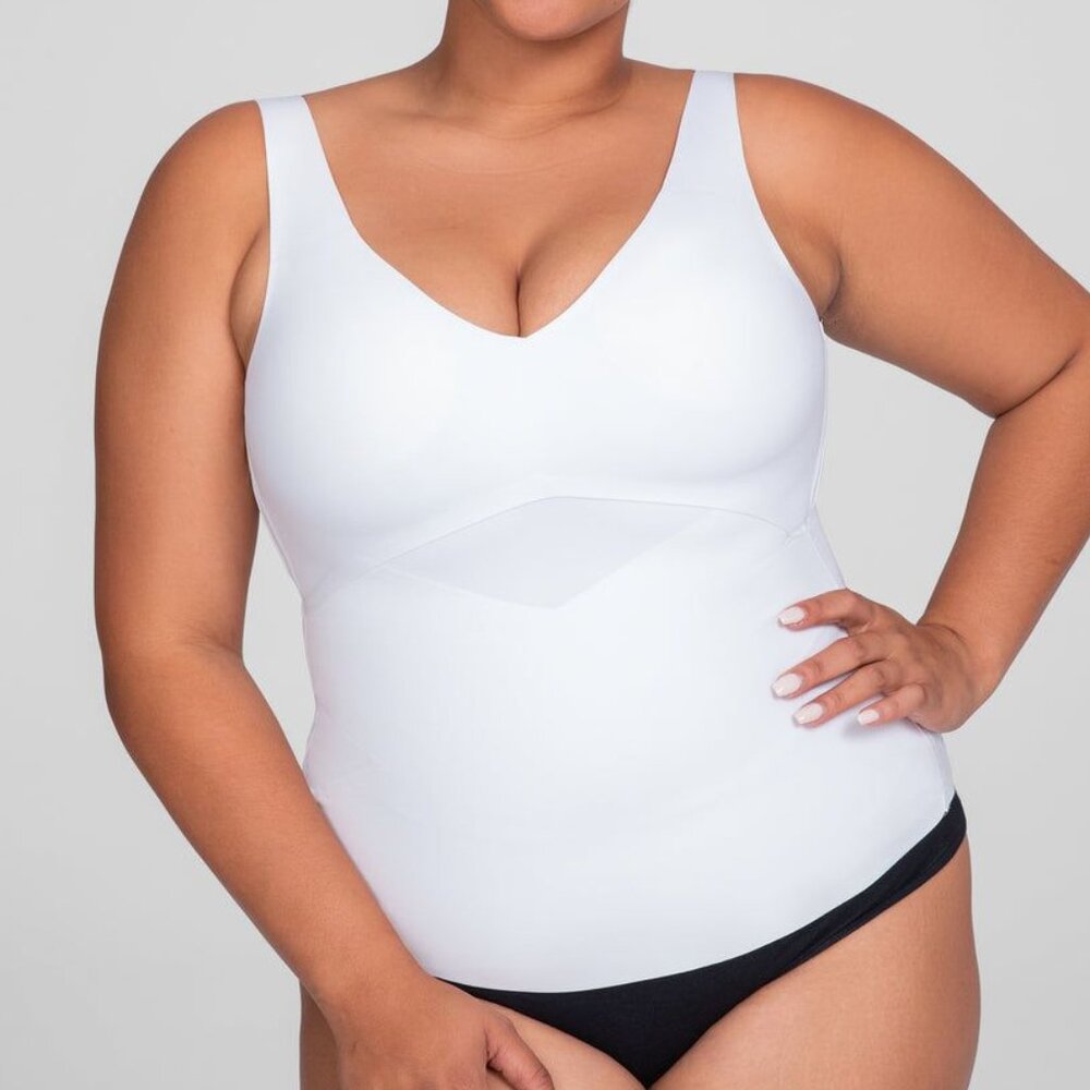 Honeylove Women's LiftWear Tank in Astral White Size XL